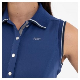 ANKY SS25 Sleeveless Polo Shirt