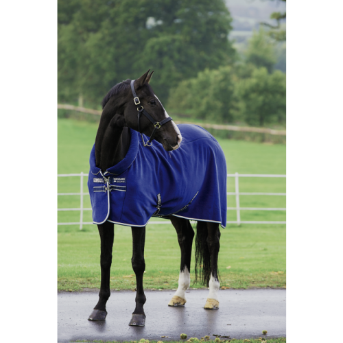 Rambo Cosy Fleece Navy  with Beige Baby Blue
