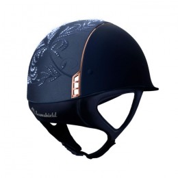 Samshield shadowmatt Blue Flower swarovski Blue top rose trim blason