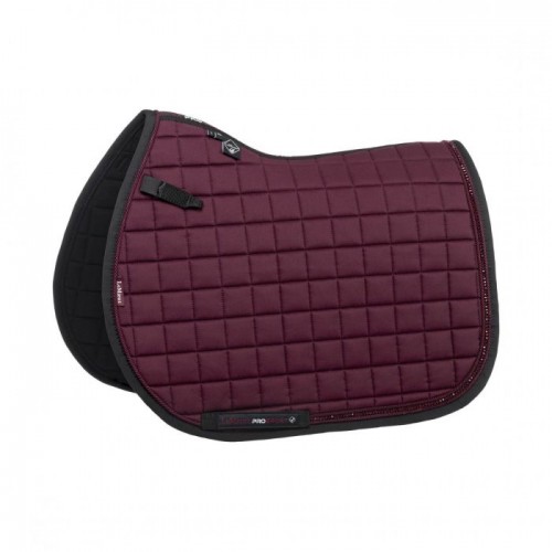 LeMieux Diamante Burgundy saddlepad