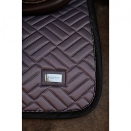 Equestrian Stockholm FW25 Dark Violet Modern Dressage Saddle Pad