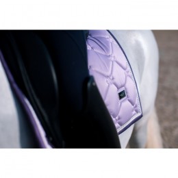Equestrian Stockholm dressage saddle pad Lavender
