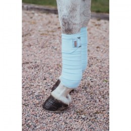 Equestrian Stockholm Ice blue fleece bandages