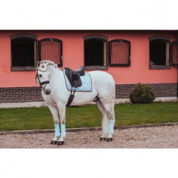 Equestrian Stockholm Ice Blue dressage saddle pad