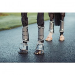Equestrian Stockholm SS'21 Silver Cloud bell boots