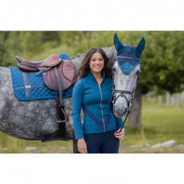 Equestrian Stockholm FW'21 Monaco Blue No Boundaries jumping saddlepad