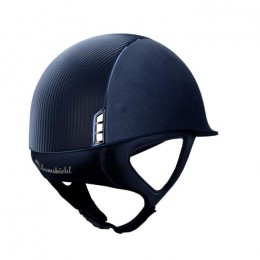 Samshield premium blauw leder top blauwe trim