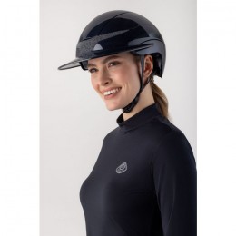 Equiline Helmet Xanto Swarovski Frame Polo klep
