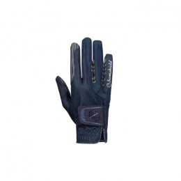 Samshield V-Skin gloves with Swarovski® crystals navy blue