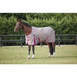 Weatherbeeta ComFiTec Essential Standard Neck Lite Plus 50g Dark Grey/Orchid