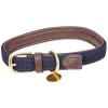 Weatherbeeta Leather Plaited Dog Collar