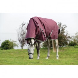 Weatherbeeta ComFiTec Plus Dynamic II Detach-A-Neck Medium/Lite 100g Maroon/Grey/White