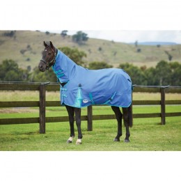 Weatherbeeta ComFiTec Classic Combo Neck Medium/Lite 110g Delft Blue/Mint