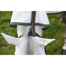 Weatherbeeta ComFiTec Tyro Mesh Combo Neck White/Green/Burnt Orange