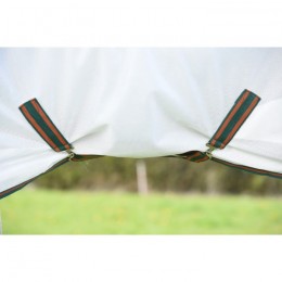 Weatherbeeta ComFiTec Tyro Mesh Combo Neck White/Green/Burnt Orange