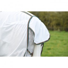 Weatherbeeta ComFiTec Tyro Mesh Combo Neck White/Green/Burnt Orange