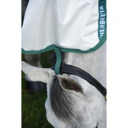 Weatherbeeta ComFiTec Green-Tec Airflow Mesh Combo Neck White/Dragonfly Blue