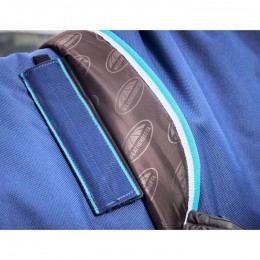 Weatherbeeta ComFiTec Ultra Hardi Detach-A-Neck Medium 220g Blue/White