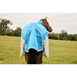 Weatherbeeta ComFiTec Dual Shield Detach-A-Neck Blue/Grey