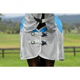 Weatherbeeta ComFiTec Dual Shield Detach-A-Neck Blue/Grey