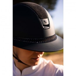 Samshield 2.0 Miss Shield Black Alcantara Top Tiara Frontalband 300 Swarovski