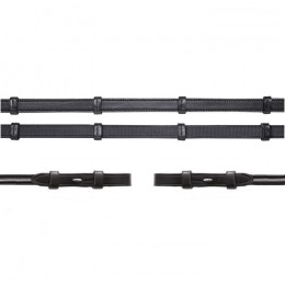 Schockemöhle rolled leather reins with rubber