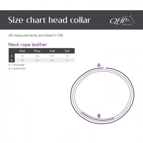 QHP Neck rope leather