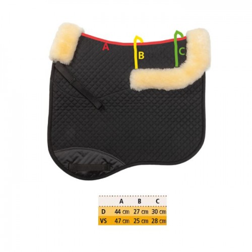 Kavalkade Saddlepad with fur