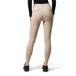 Equestrian Stockholm FW25 Beige Ridingtights Premium Full Grip