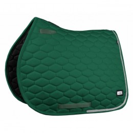 Fair Play Hexagon Crystal Saddle Pad Dark Green