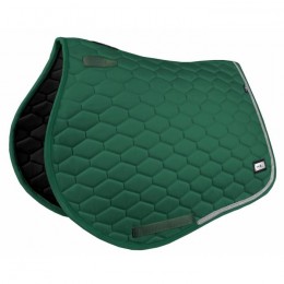 Fair Play Hexagon Crystal Saddle Pad Dark Green