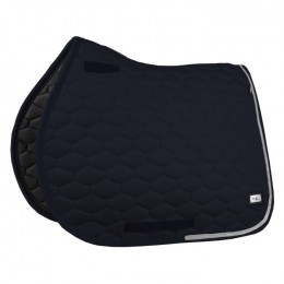 Fair Play Hexagon Crystal saddle pad Black