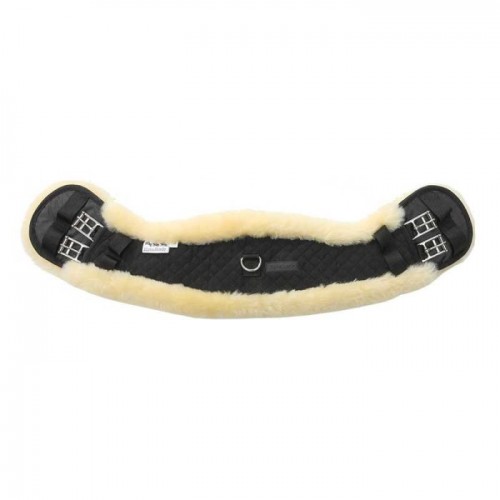 Kavalkade Dressage Girth Moon with Lambskin
