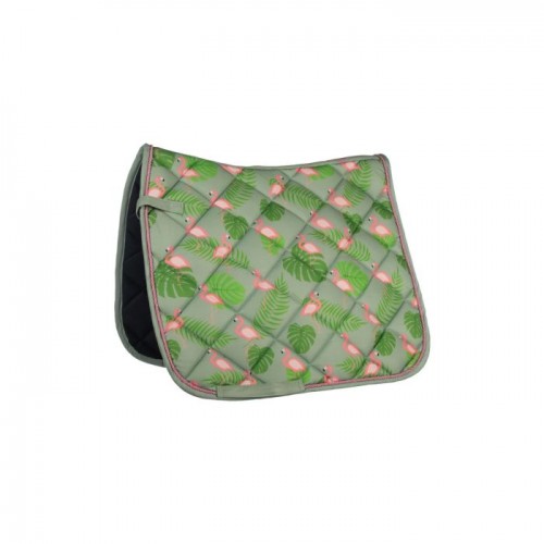 HKM Saddle pad Flamingo