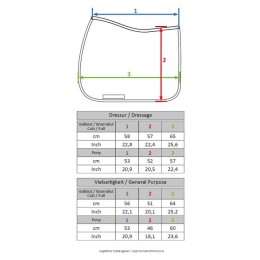 HKM Saddle Pad Kopenhagen