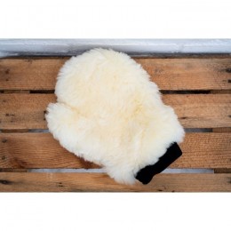 HB Showtime Sheepskin Grooming Mitt