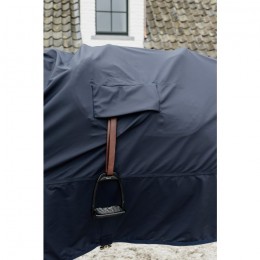 Kentucky Hurricane Horse Rain Coat with stirrup holes