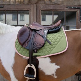 Kentucky Softshell Onion Quilt Jumping Saddle Pad