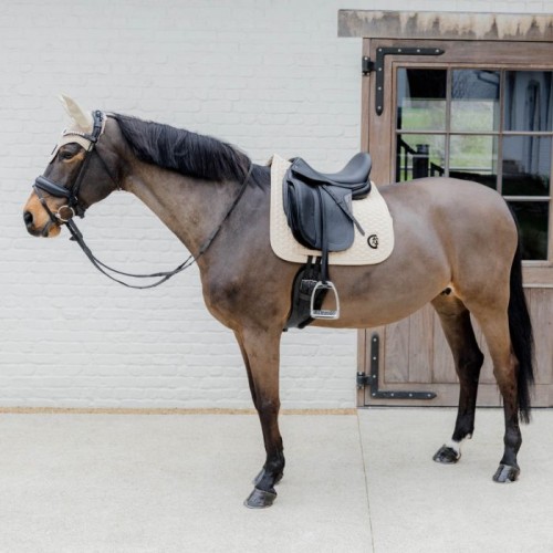 Kentucky Plaited 3D Logo Dressage Saddle Pad