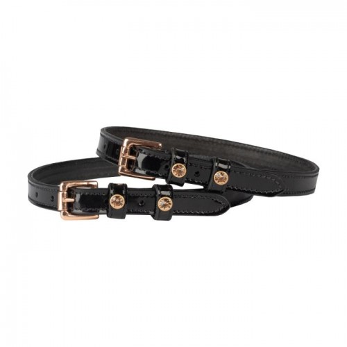 Horka Spur Straps Patent Double Leather Diamond