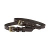 Horka Spur Straps Patent Double Leather