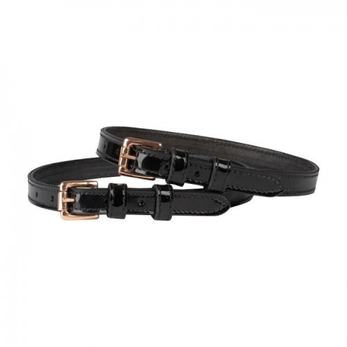 Horka Spur Straps Patent Double Leather