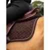 LeMieux Saddlepad Crystal Suede brown