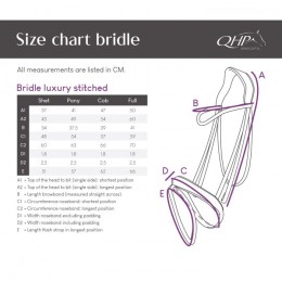 QHP Bridle luxury stitched