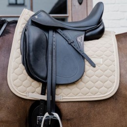 Kentucky Onion Quilt Rubber Logo Dressage Saddle Pad