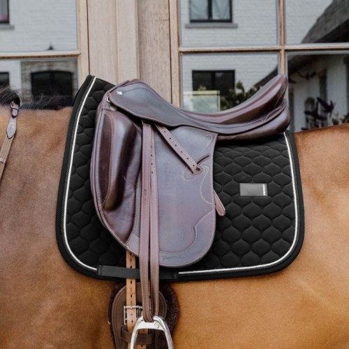 Kentucky Onion Quilt Rubber Logo Dressage Saddle Pad