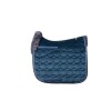 Mattes Half lined Velvet Navy saddlepad