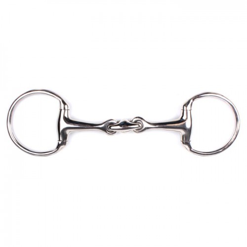 Q-essentials Egg-butt snaffle Double Jointed RVS