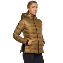 Cavalleria Toscana FW'21 Shiny Matte Hooded Puffer Jacket Ladies