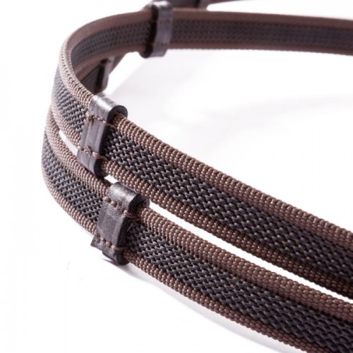 Kavalkade Rubber Reins with stops 16mm